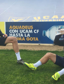 Aquadeus, proveedora oficial de los futbolistas del UCAM Murcia CF