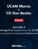 Footters emitirá el UCAM Murcia - Don Benito