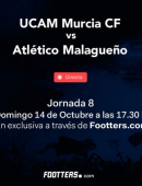 Footters emitirá el UCAM Murcia - Atl. Malagueño