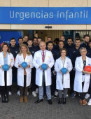 El UCAM Murcia Visita al Hospital Universitario Virgen de la Arrixaca