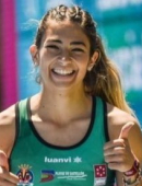 Lucía Carrillo fue doble medallista en Nerja 2022