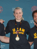 Los tres medallistas de la UCAM en el CEU 2024 de Lucha