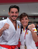 Damián Quintero y Sandra Sánchez