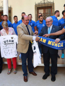 Pedro Antonio Sánchez felicita al UCAM Murcia CF por su ascenso a 2ªA