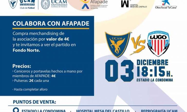 El UCAM Murcia y AFAPADE se unen para el partido contra el Lugo