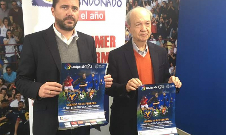 El partido contra el Valladolid, solidario gracias a Jesús Abandonado y Obra Social La Caixa