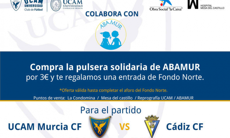 El UCAM Murcia y ABAMUR se unen para el partido contra el Cádiz
