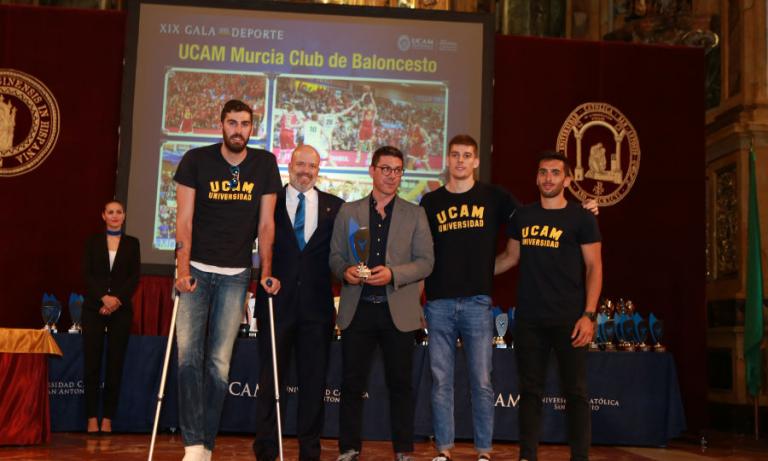 El UCAM Murcia CB obtiene un reconocimiento por su temporada