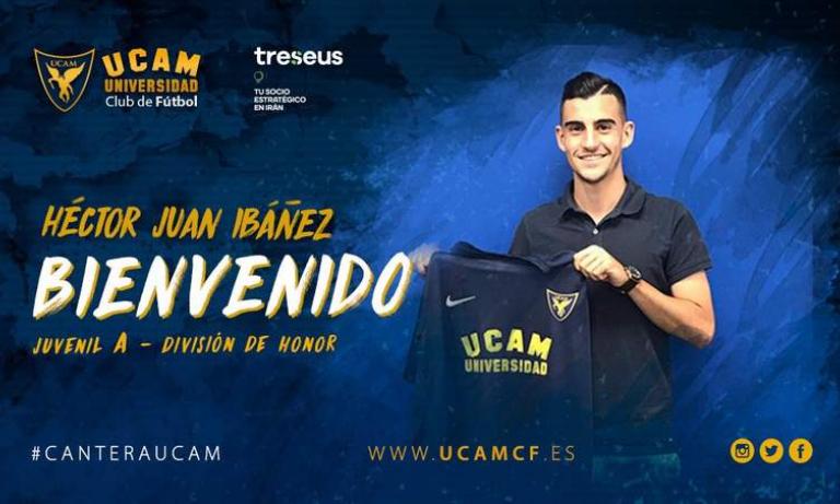 Héctor Juan, nuevo jugador del Juvenil A