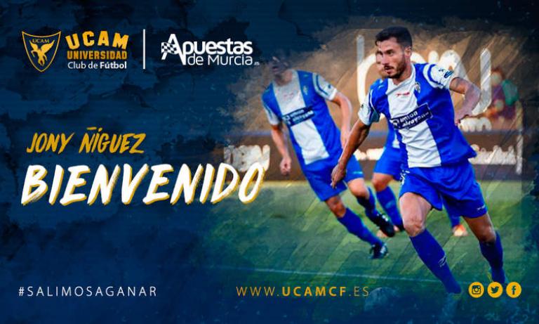 Jony Ñíguez firma por el UCAM Murcia CF