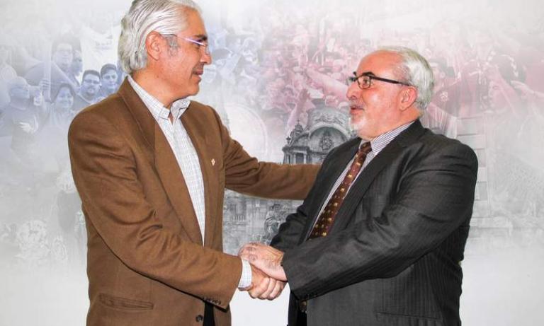 José Luis Mendoza y Mauricio García de la Vega se reúnen de cara al derbi