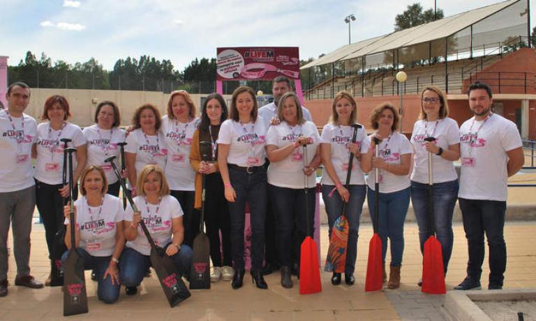 El UCAM Murcia CF apoya a la selección nacional de Dragon Boat-BCS del Movimiento LIFEM