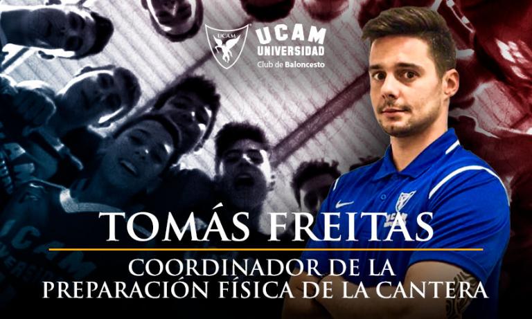 Tomás Freitas, nuevo coordinador de la preparación física de la Cantera del UCAM Murcia CB
