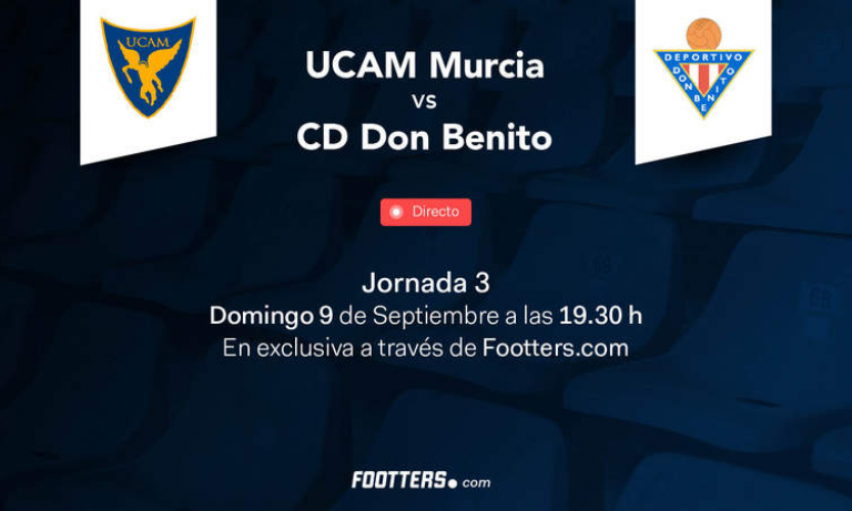 Footters emitirá el UCAM Murcia - Don Benito