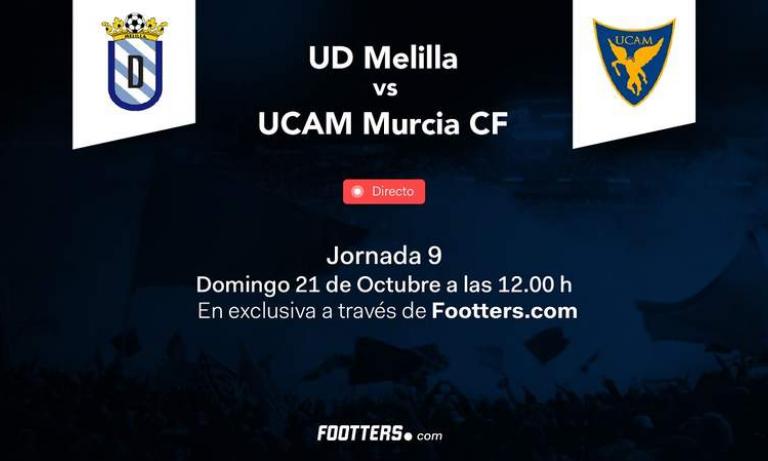 Cómo ver por el Melilla - UCAM Murcia