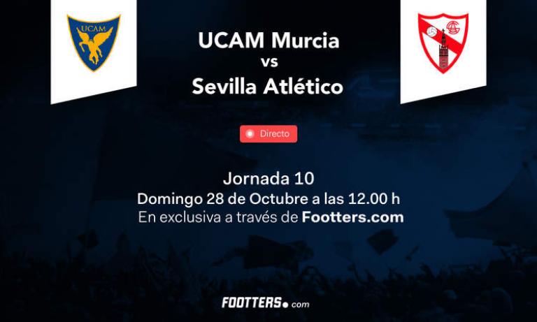 Footters emitirá el UCAM Murcia - Sevilla Atlético