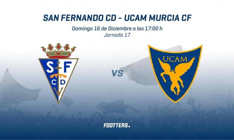 Footters emitirá el San Fernando - UCAM Murcia