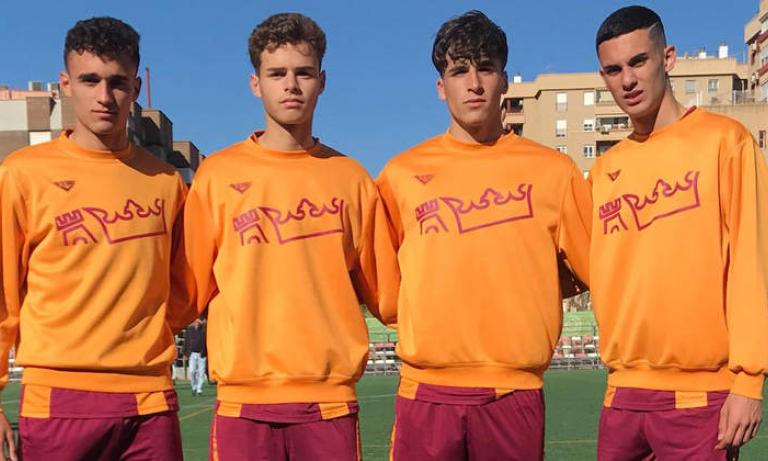 Cuatro canteranos, con la selección murciana juvenil en el Campeonato de España