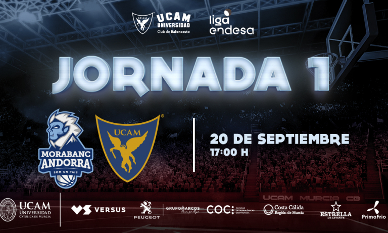 Morabanc Andorra – UCAM Murcia en la Jornada 1
