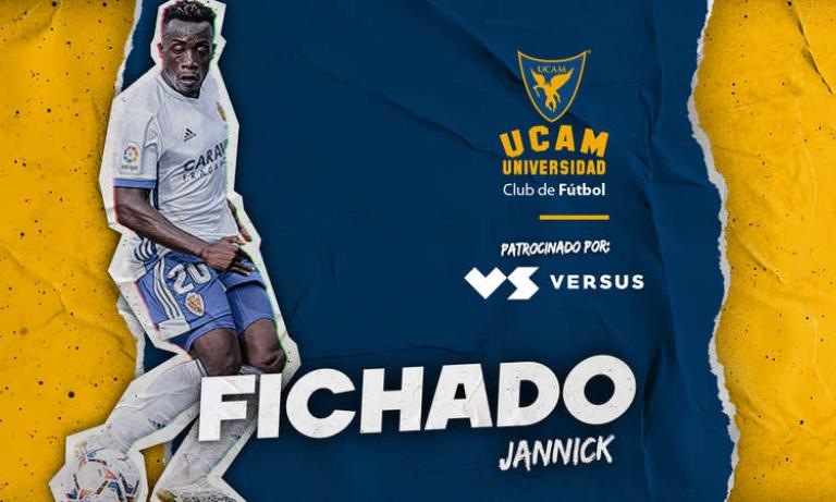 Jannick llega cedido al UCAM Murcia