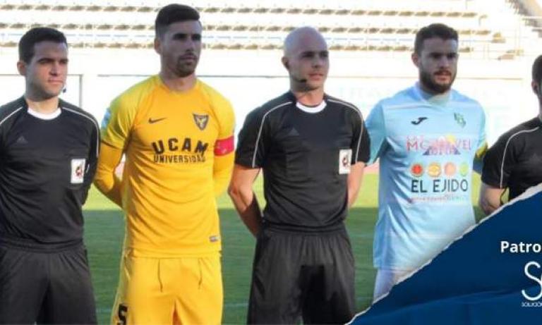García Aceña, árbitro del UCAM Murcia - Atlético Sanluqueño
