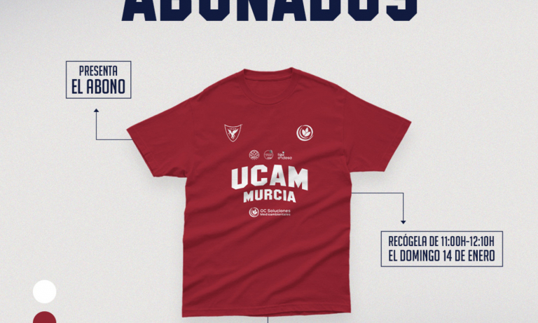 Camiseta conmemorativa UCAM Murcia y OC Soluciones