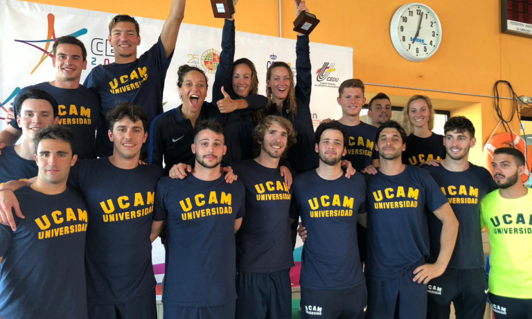 La UCAM reina en el Campeonato de España Universitario de natación