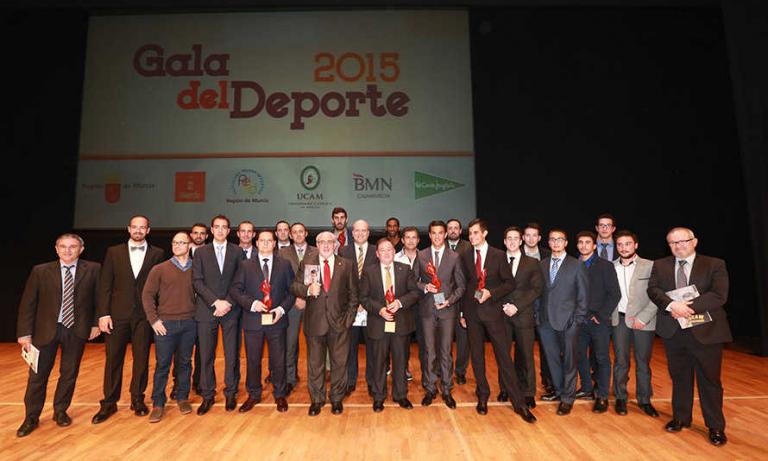 La UCAM brilla en la Gala del Deporte de la Región de Murcia