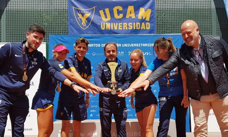 La UCAM se proclama campeona del CEU de Tenis 2022