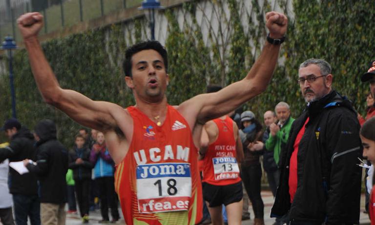 Miguel Ángel López, campeón de España en 20 km marcha