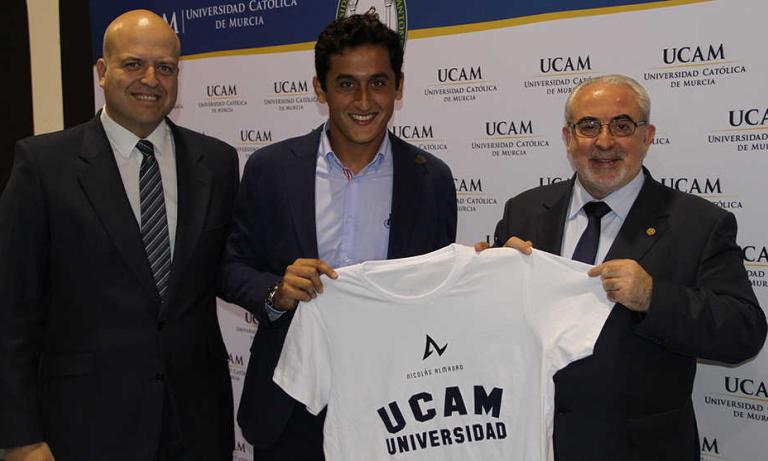 Nico Almagro: “Será un honor llevar el nombre de la UCAM por el mundo”