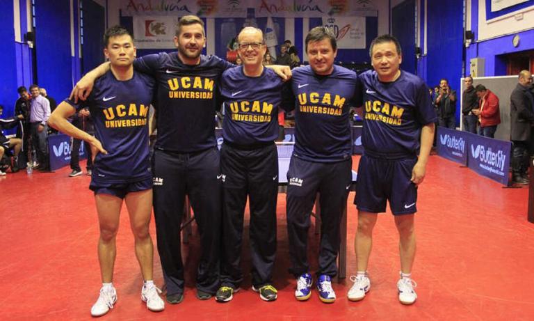 El UCAM Cartagena Tenis de Mesa se proclama campeón de la Supervisión masculina