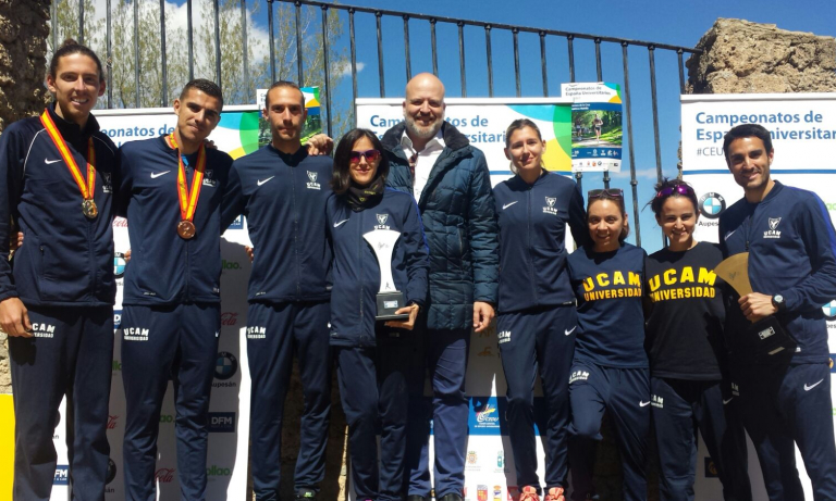 Cuatro medallas para la UCAM en el Campeonato de España Universitario de Campo a Través