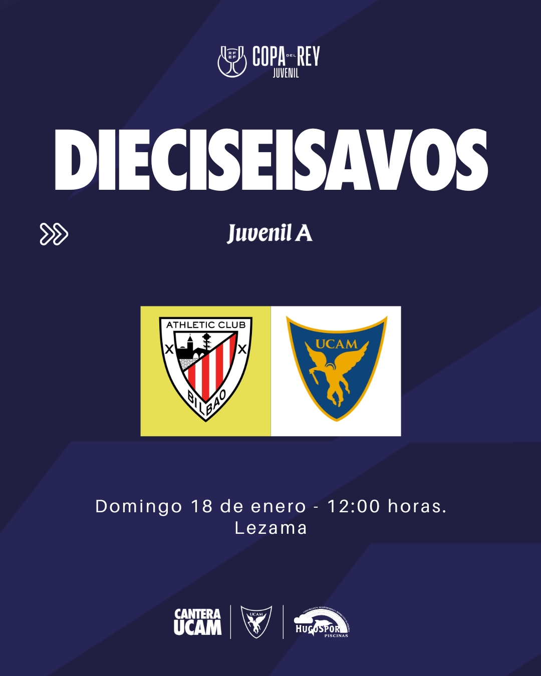 Horario - Juvenil A - Copa del Rey