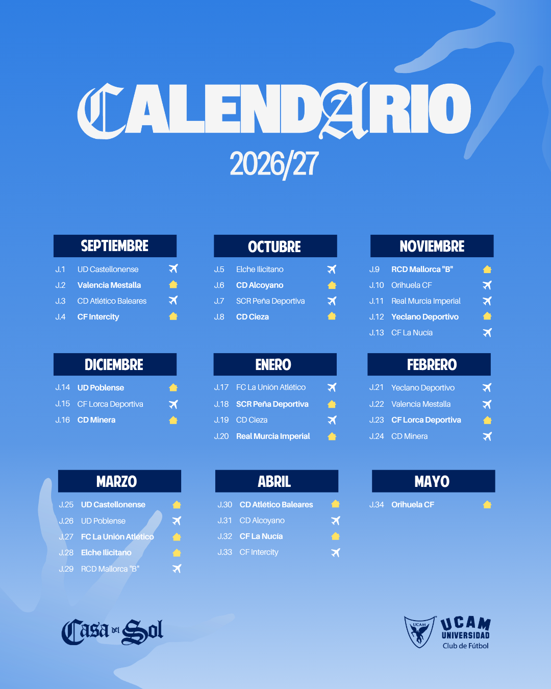 Calendario - UCAM Murcia CF