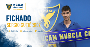 Sergio Gutiérrez, nuevo fichaje del UCAM Murcia CF