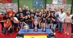 El UCAM Cartagena conquista la ETTU Cup europea y completa un triplete histórico
