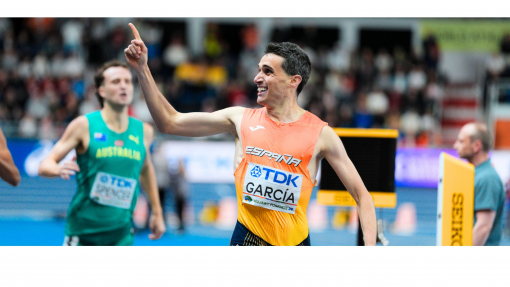 Mariano García campeón del mundo en el 1.500m