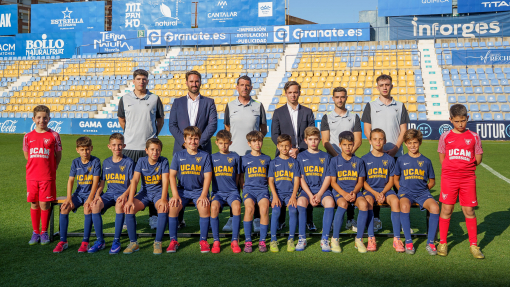 Plantilla del Benjamín A del UCAM Murcia CF