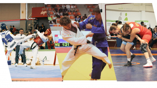 La UCAM consigue nueve medallas en Judo, Taekwondo y Lucha
