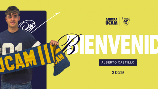 Alberto Castillo defenderá la portería del UCAM Murcia CF hasta 2029