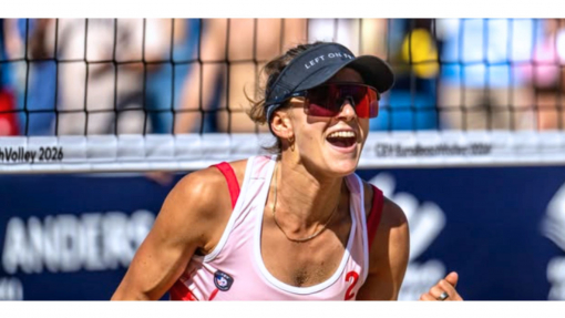 Tania Moreno subcampeona de Europa en Vóley playa