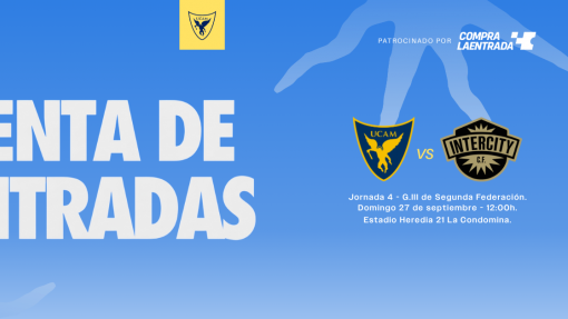 Venta de entradas - UCAM Murcia CF - CF Intercity