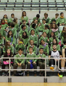 El Colegio Vistarreal visita al UCAM Murcia CB