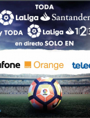 Toda LaLiga Santander y LaLiga 1l2l3 en directo sólo en Vodafone, Orange y Telecable