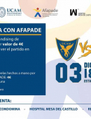 El UCAM Murcia y AFAPADE se unen para el partido contra el Lugo