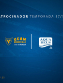 Aquadeus seguirá hidratando a los futbolistas del UCAM Murcia CF