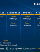 Plan de entrenamientos del UCAM Murcia (09/10 – 15/10)