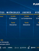 Plan de entrenamientos para el partido contra el San Fernando