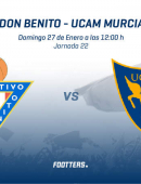 Footters emitirá el Don Benito - UCAM Murcia